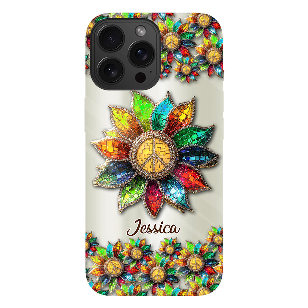 Coque de téléphone personnalisée Hippie Soul - Motif hippie intégral