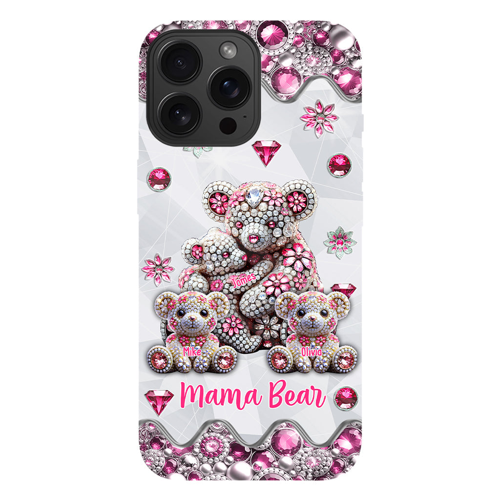 Mama Bear Gift For Mom, Grandma,.. - Personalized Mother Full Print Phone Case