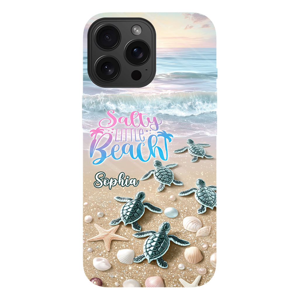 Salty Lil Beach - Coque de téléphone personnalisée pour amoureux de la mer avec impression intégrale