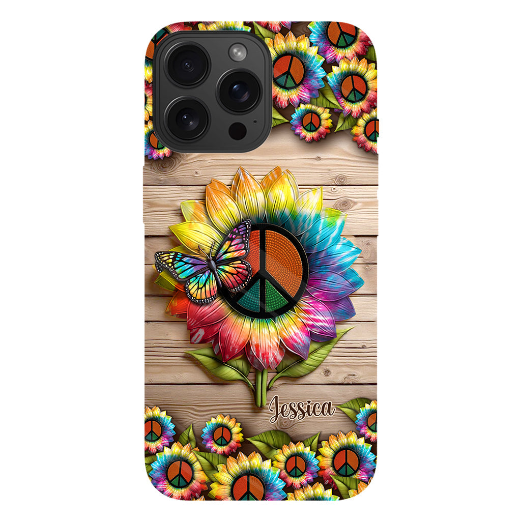 Coque de téléphone personnalisée Hippie Soul - Motif hippie intégral