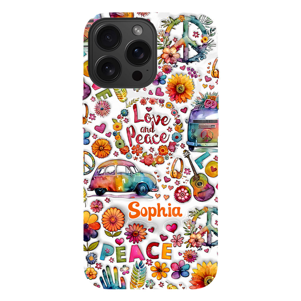 Coque de téléphone personnalisée Hippie Soul - Motif hippie intégral