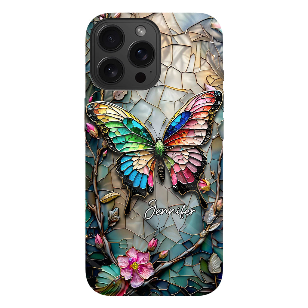 Love Butterflies - Personalized Butterfly Full Print Phone Case