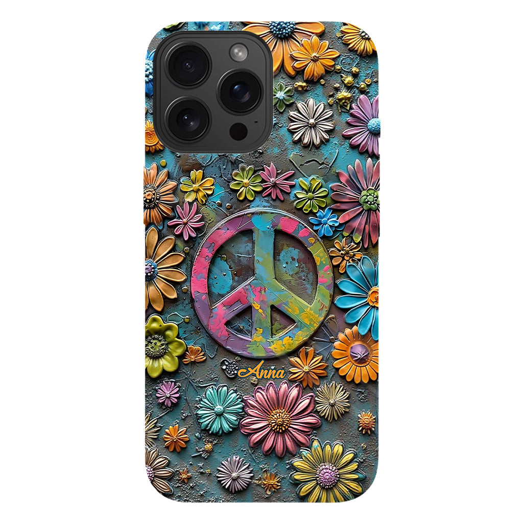 Coque de téléphone personnalisée Hippie Soul - Motif hippie intégral
