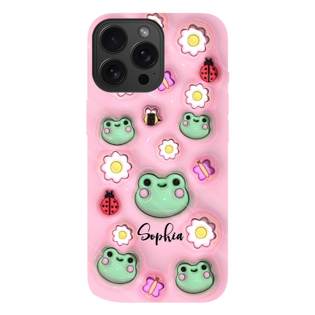 Coque de téléphone personnalisée « Grenouilles » - Motif grenouille intégral