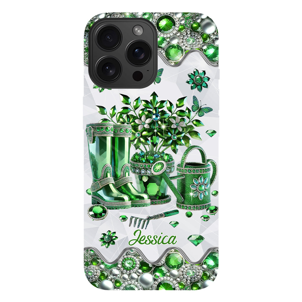 Just A Girl Who Loves Gardening - Personalized Gardening Full Print Phone Case