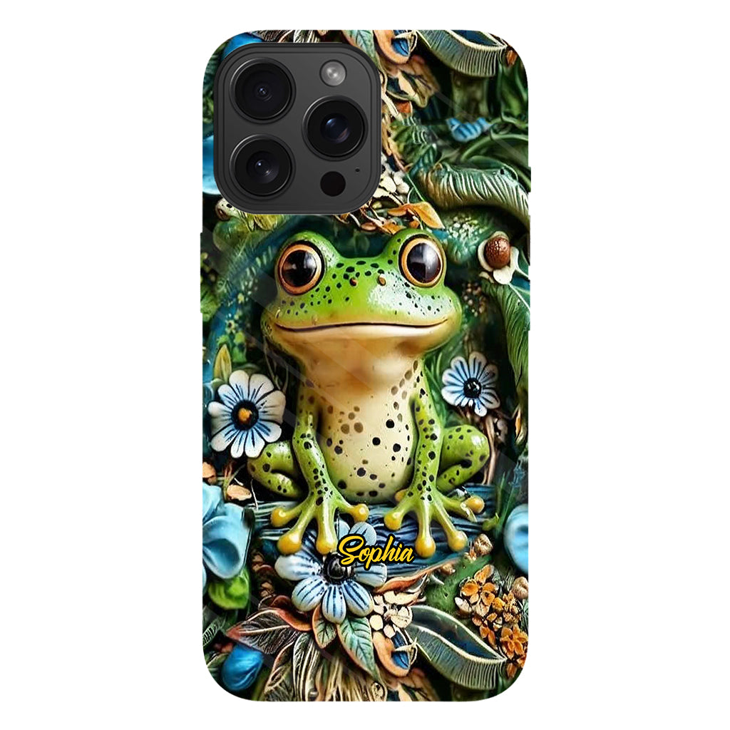 Coque de téléphone personnalisée « Grenouilles » - Motif grenouille intégral