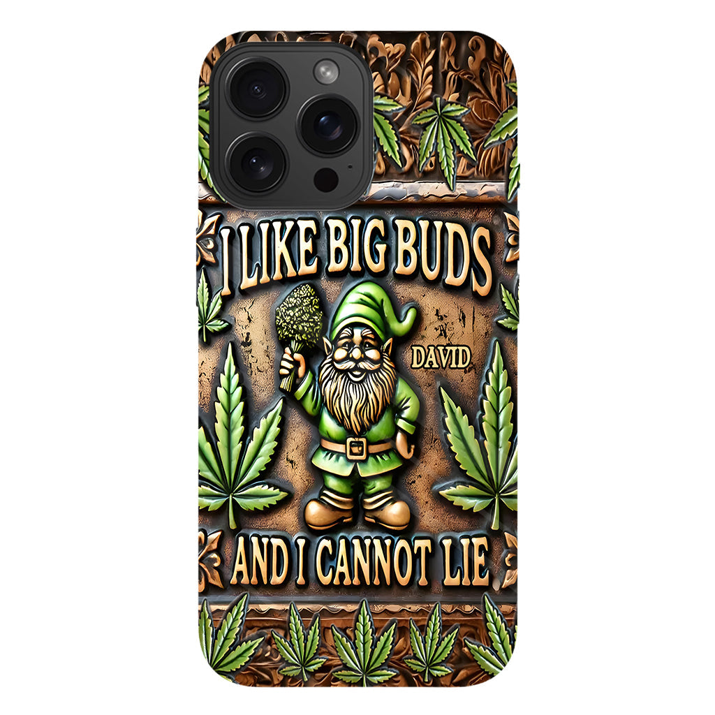 J'aime les grosses têtes - Coque de téléphone personnalisée avec impression intégrale sur le thème du cannabis