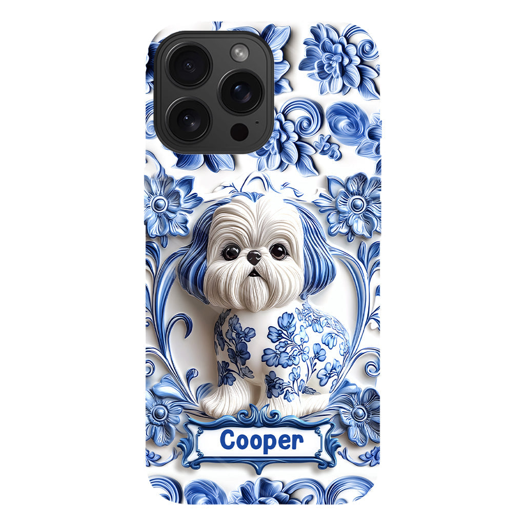 Cute Dog - Personalized Dog Full Print Phone Case