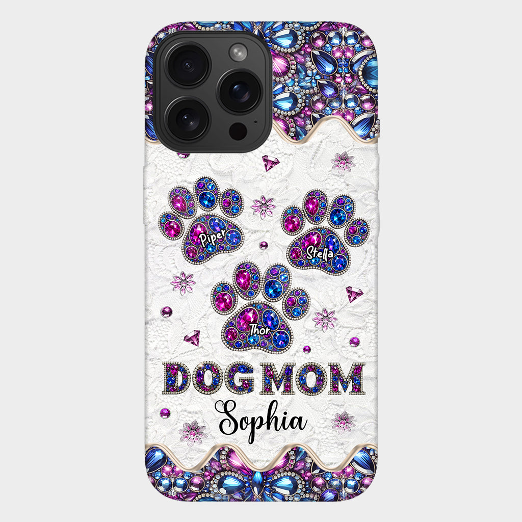Maman de chien - Coque de téléphone personnalisée avec motif chien intégral