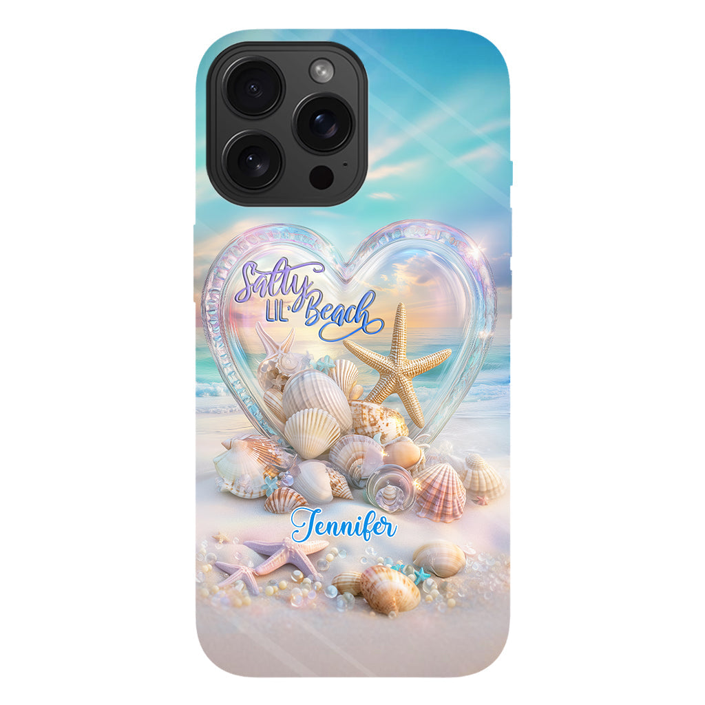 Salty Lil Beach - Coque de téléphone personnalisée pour amoureux de la mer avec impression intégrale
