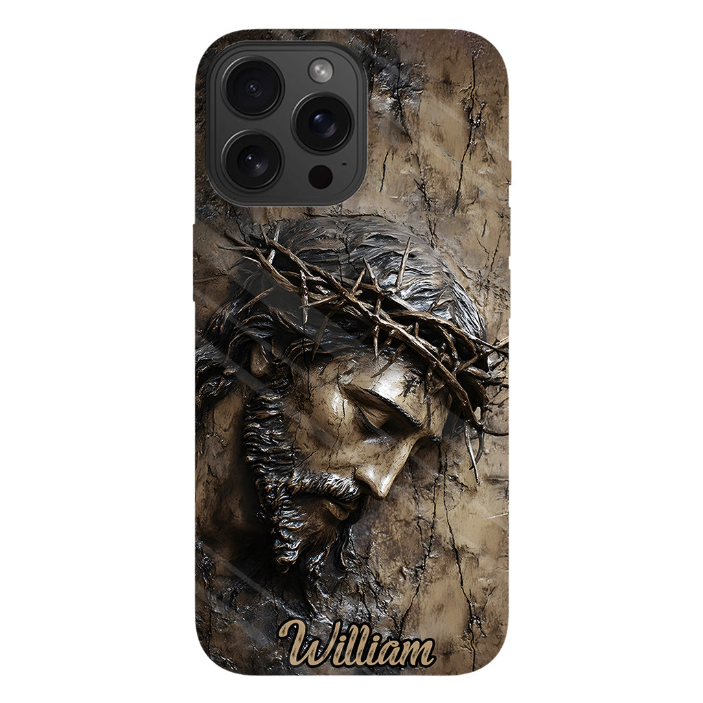 Foi, Espérance, Amour - Coque de téléphone personnalisée avec imprimé chrétien intégral