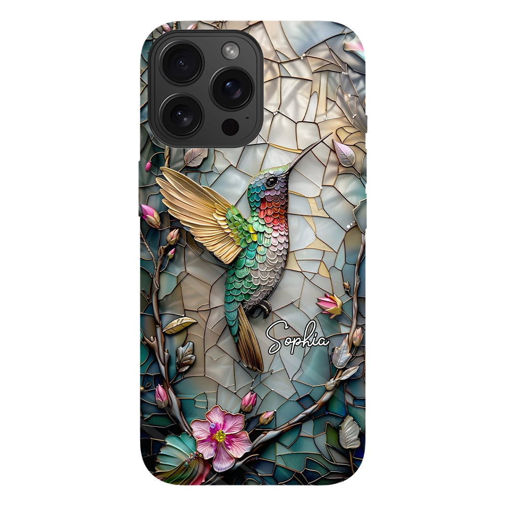 Artistic Hummingbird - Personalized Gardening Full Print Phone Case