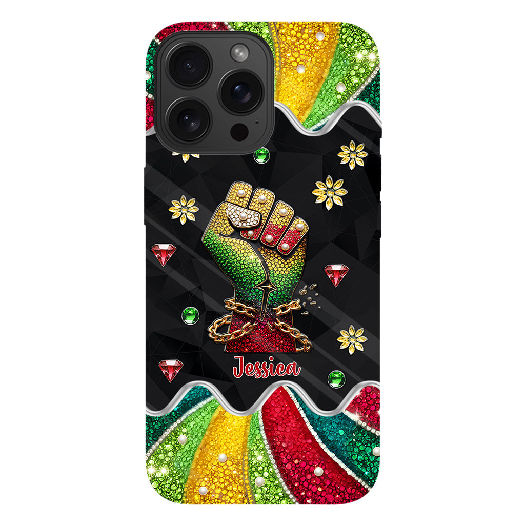 Ils ne nous aiment pas - Coque de téléphone et support de téléphone personnalisés Juneteenth avec impression intégrale