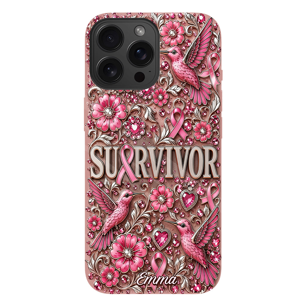 Breast Cancer Awareness - Personalized Breast Cancer Awareness Full Print Phone Case