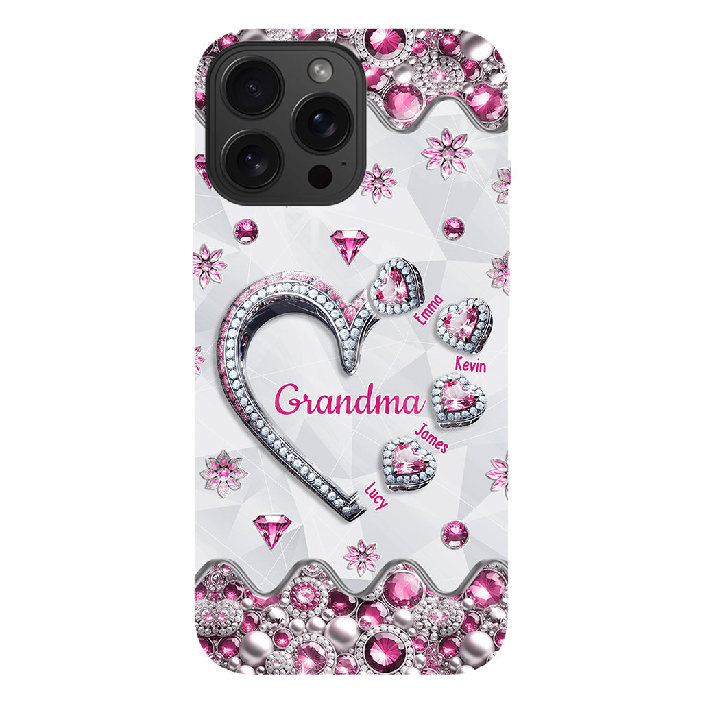 Cadeau pour grand-mère, maman… - Coque de téléphone personnalisée avec impression intégrale « Grand-mère »