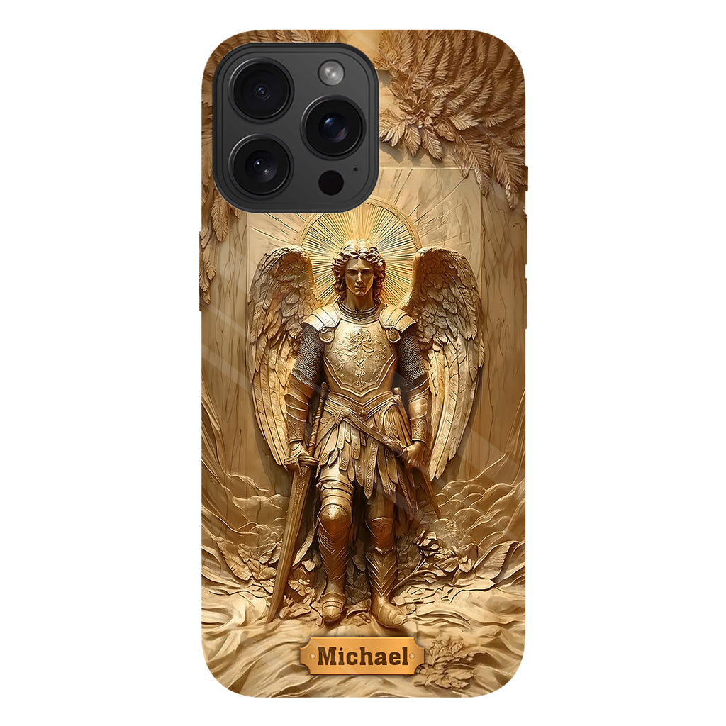 Archangel Michael - Personalized Christian Full Print Phone Case