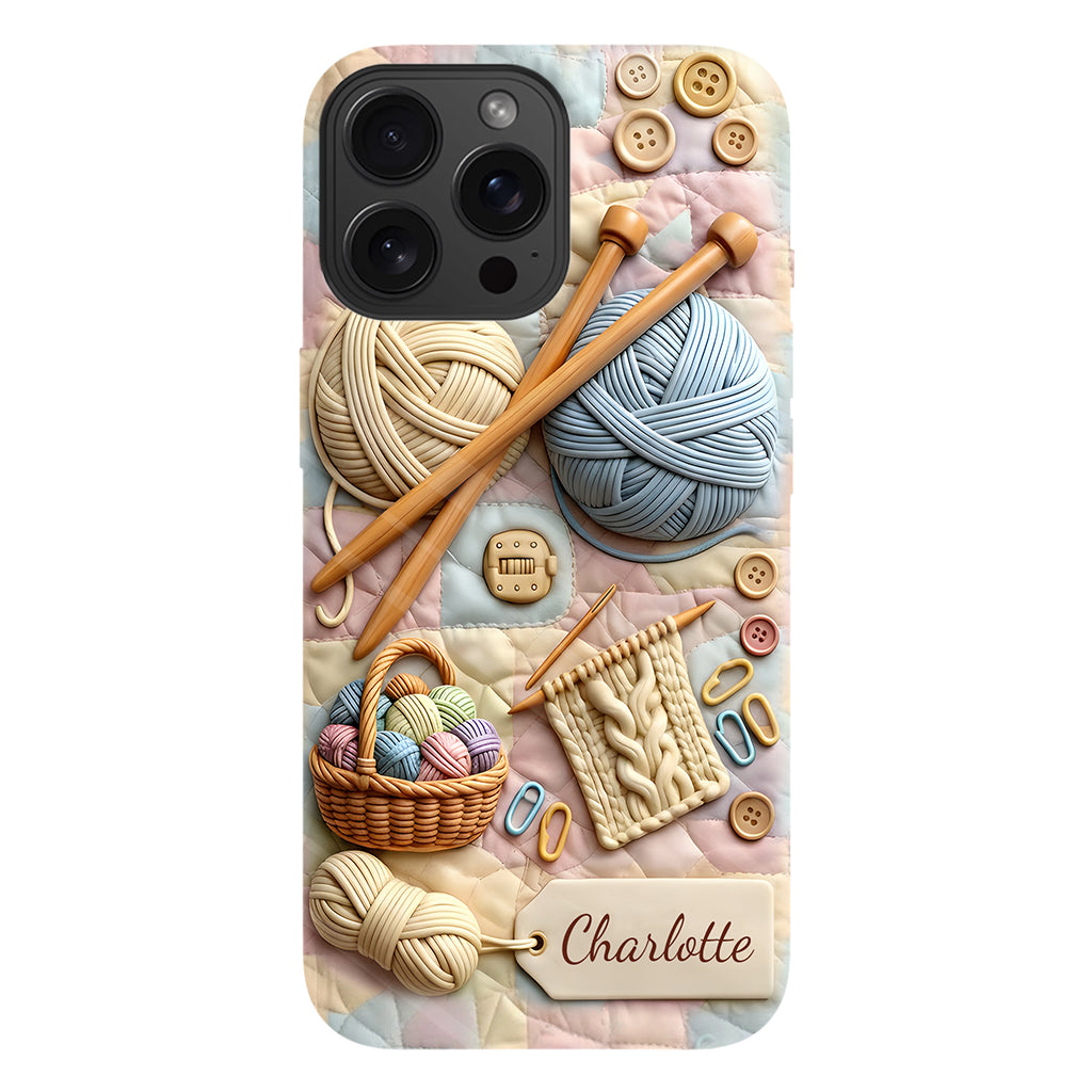 Coque de téléphone personnalisée « Couture » ​​avec imprimé intégral