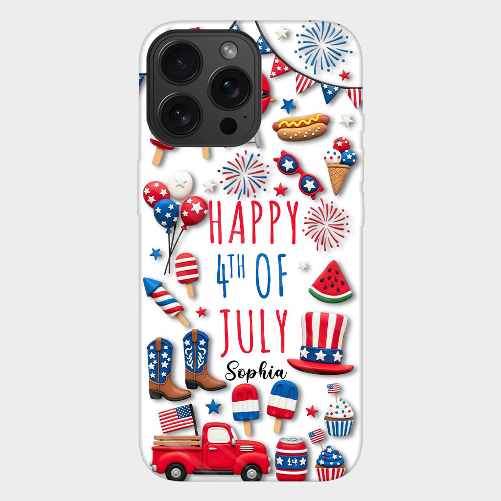 Happy 4th Of July - Personalized Independence Day/ 4th of July Full Print Phone Case