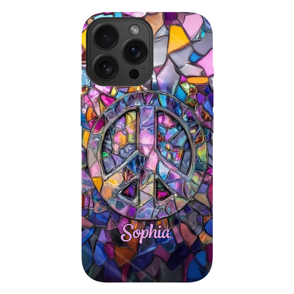 Coque de téléphone personnalisée Hippie Soul - Motif hippie intégral