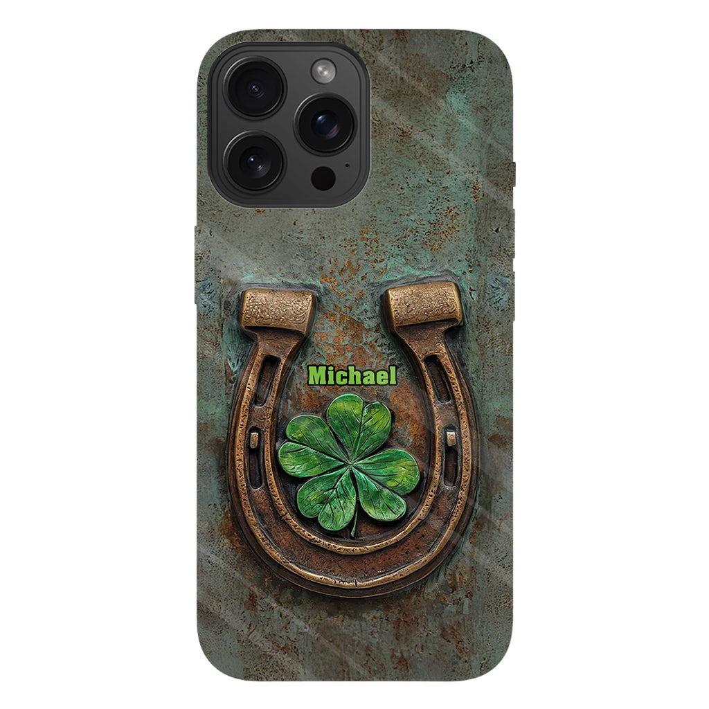 Vintage Irish Harp - Personalized Horse Full Print Phone Case