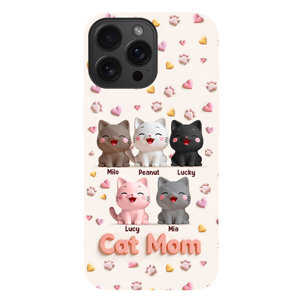 Cat Mom - Personalized Cat Full Print Phone Case