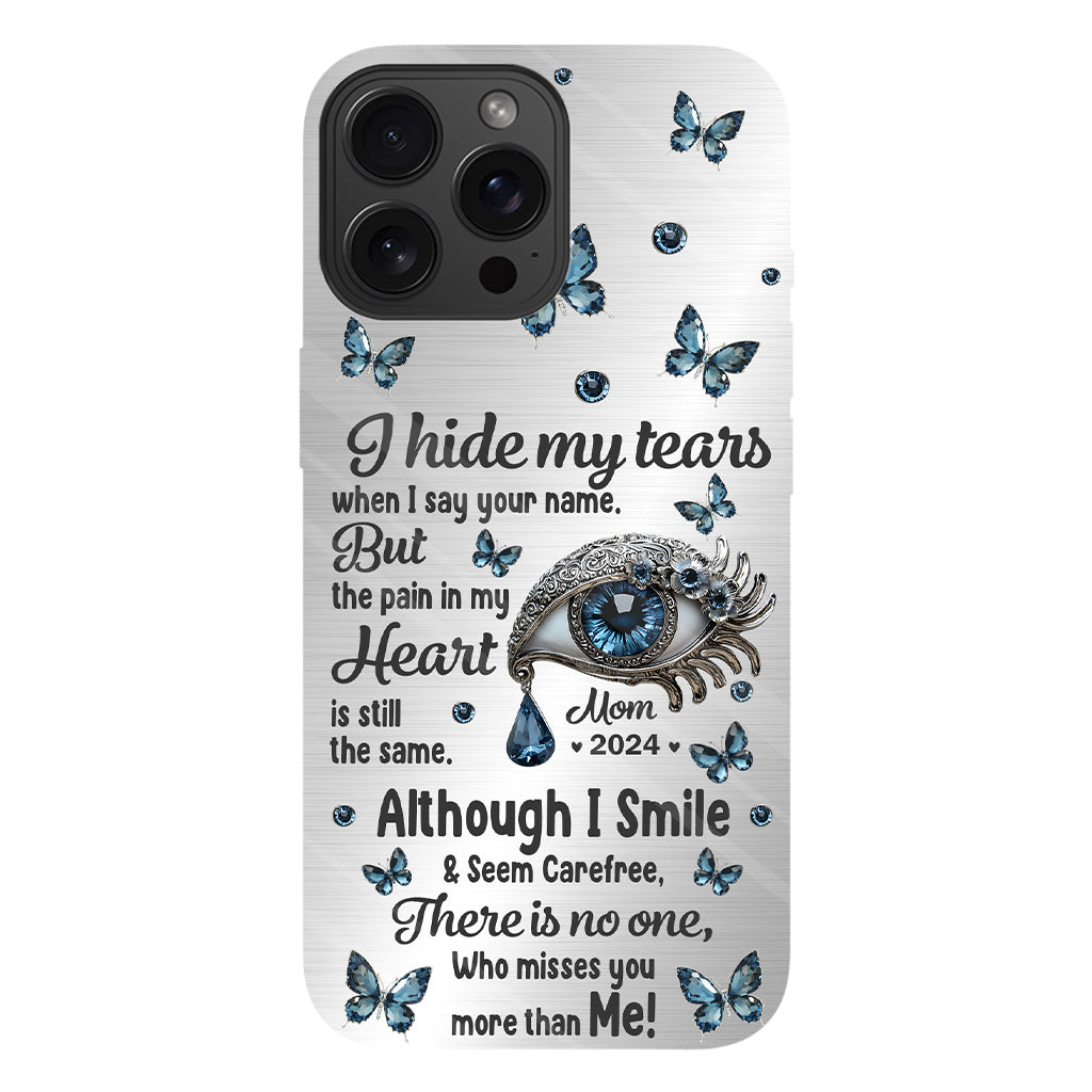 Mes larmes - Coque de téléphone personnalisée en hommage à mes larmes