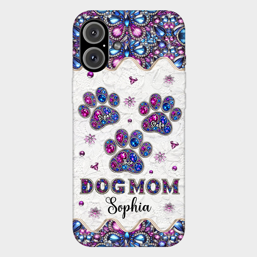 Maman de chien - Coque de téléphone personnalisée avec motif chien intégral