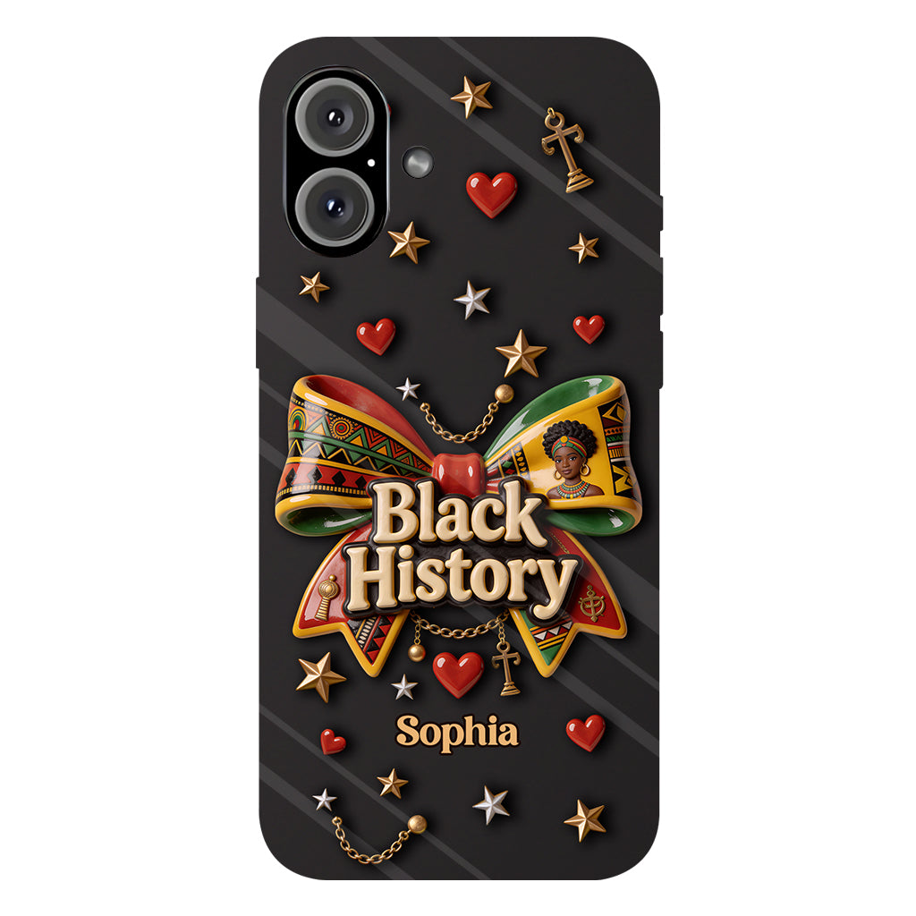 Black History Month - Personalized African American Full Print Phone Case