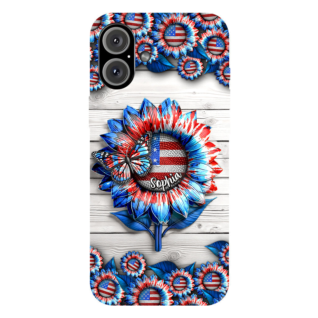 Love America - Personalized Independence Day/ 4th of July Full Print Phone Case