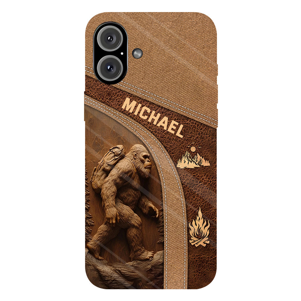 Sasquatch - Coque de téléphone personnalisée avec impression intégrale pour la randonnée