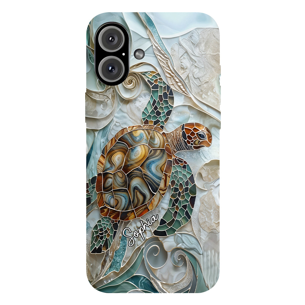 Love Turtles - Personalized Turtle Full Print Phone Case