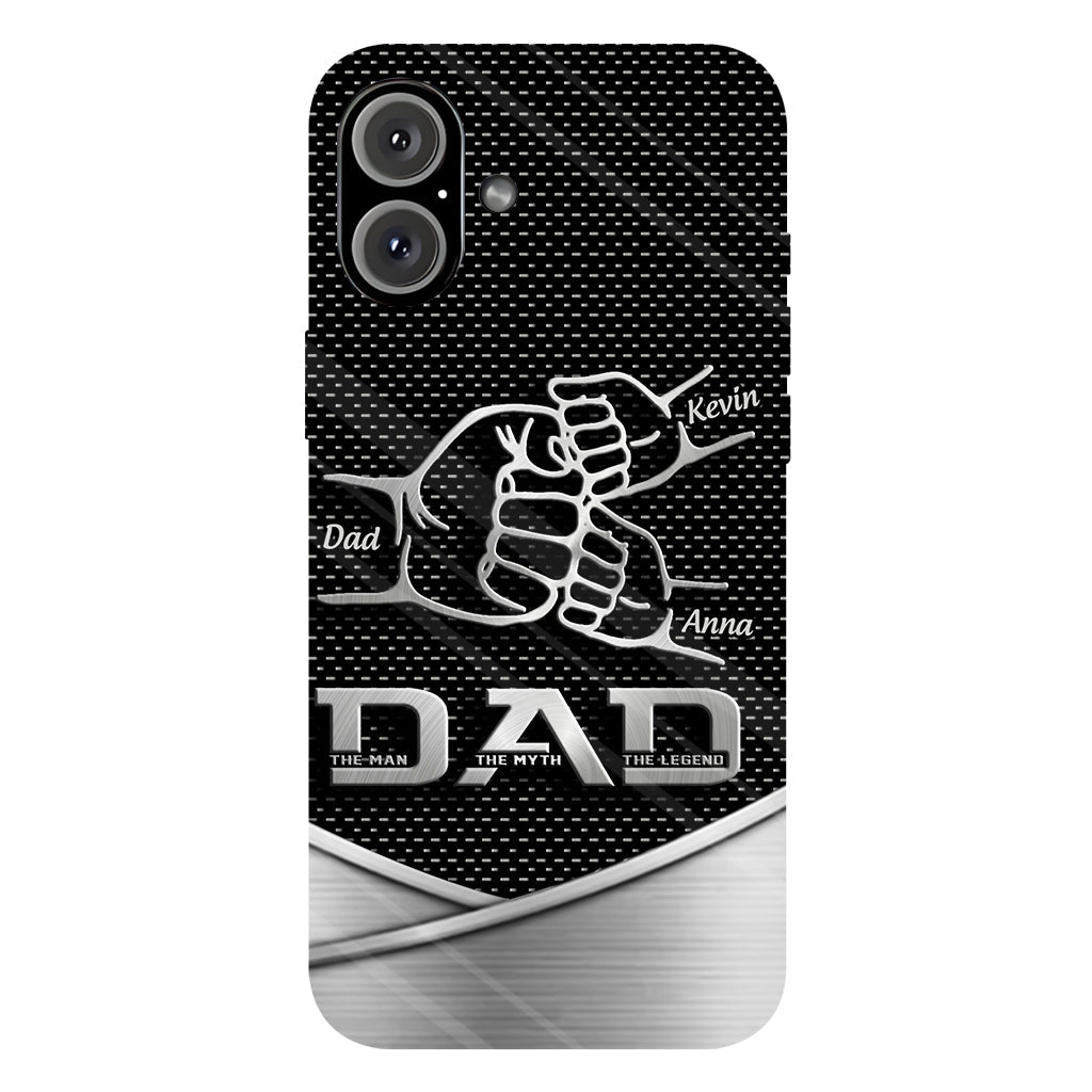 Dad The Man The Myth The Legend First Bump - Personalized Father Full Print Phone Case