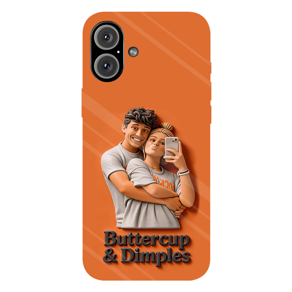 Coque de téléphone personnalisée avec photo pour couple - Cadeau idéal pour la Saint-Valentin