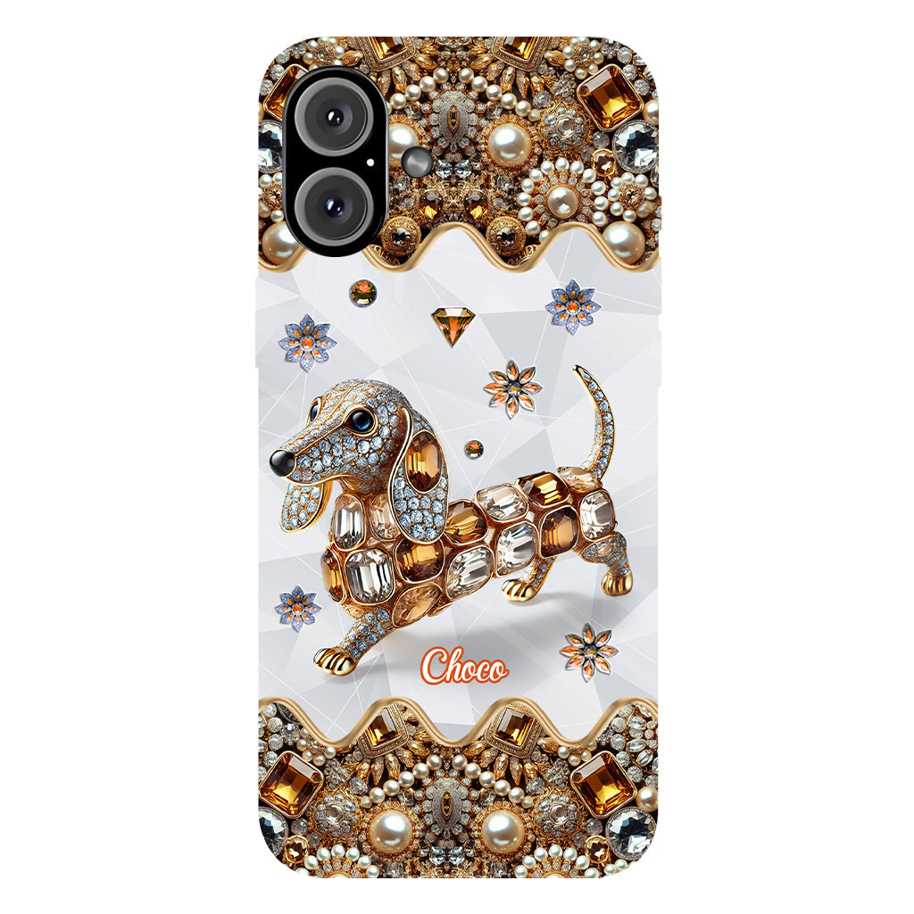 Love Dachshunds - Personalized Dog Full Print Phone Case