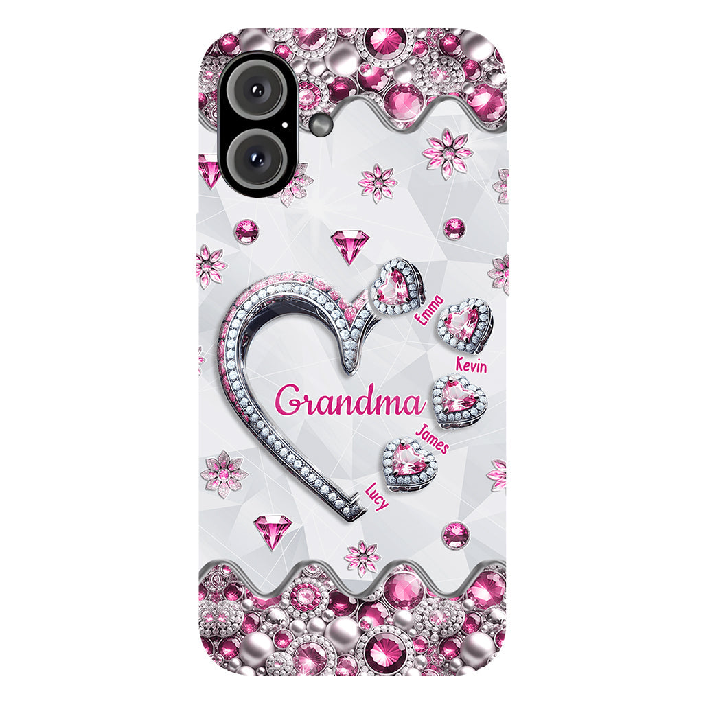 Cadeau pour grand-mère, maman… - Coque de téléphone personnalisée avec impression intégrale « Grand-mère »
