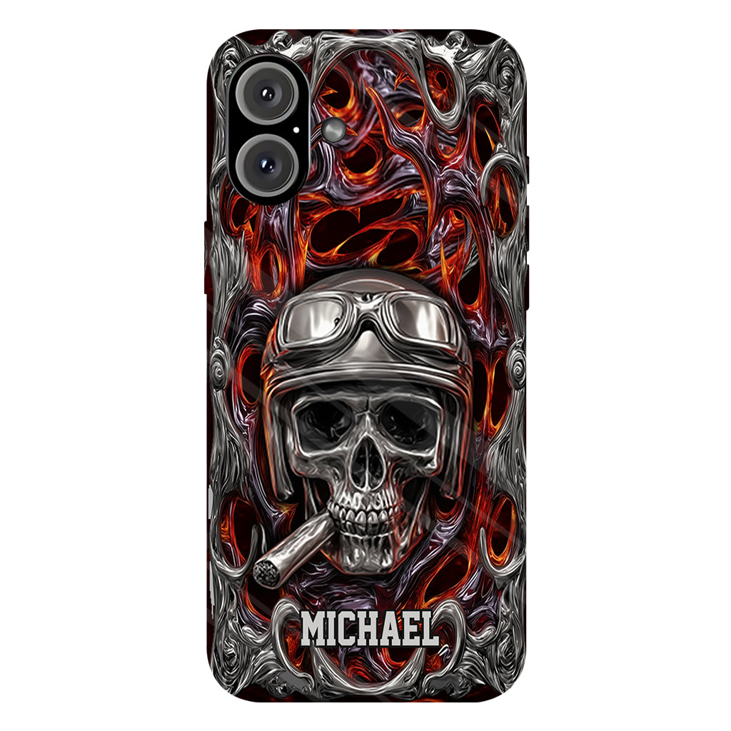 Ride Or Die - Coque de téléphone personnalisée pour motard avec impression intégrale