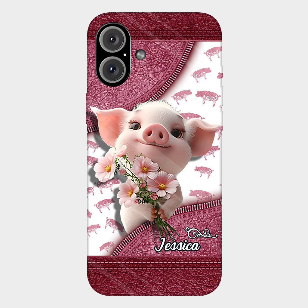 Love Pig - Personalized Pig Lover Full Print Phone Case