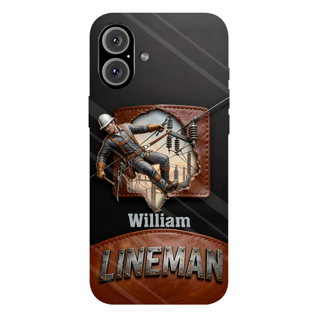 Cool Lineman - Personalized Lineman Full Print Phone Case