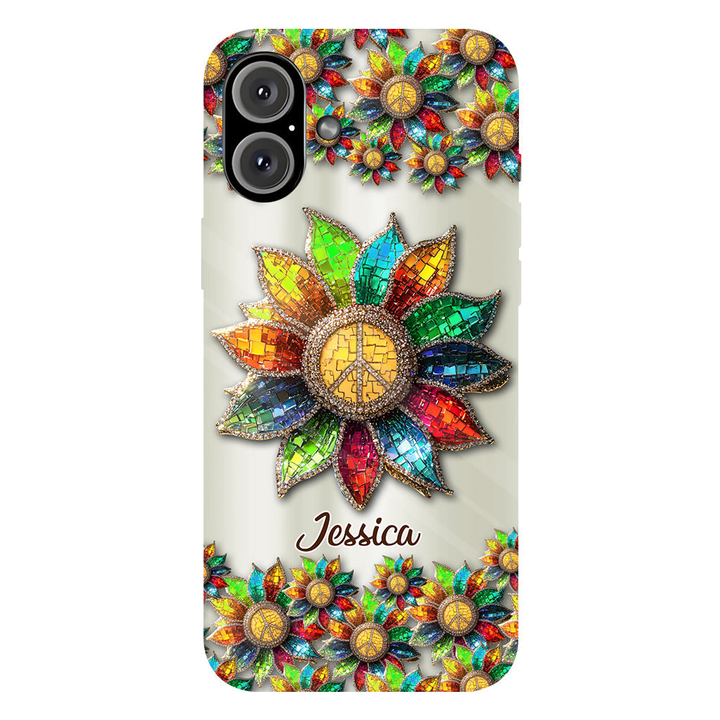 Coque de téléphone personnalisée Hippie Soul - Motif hippie intégral