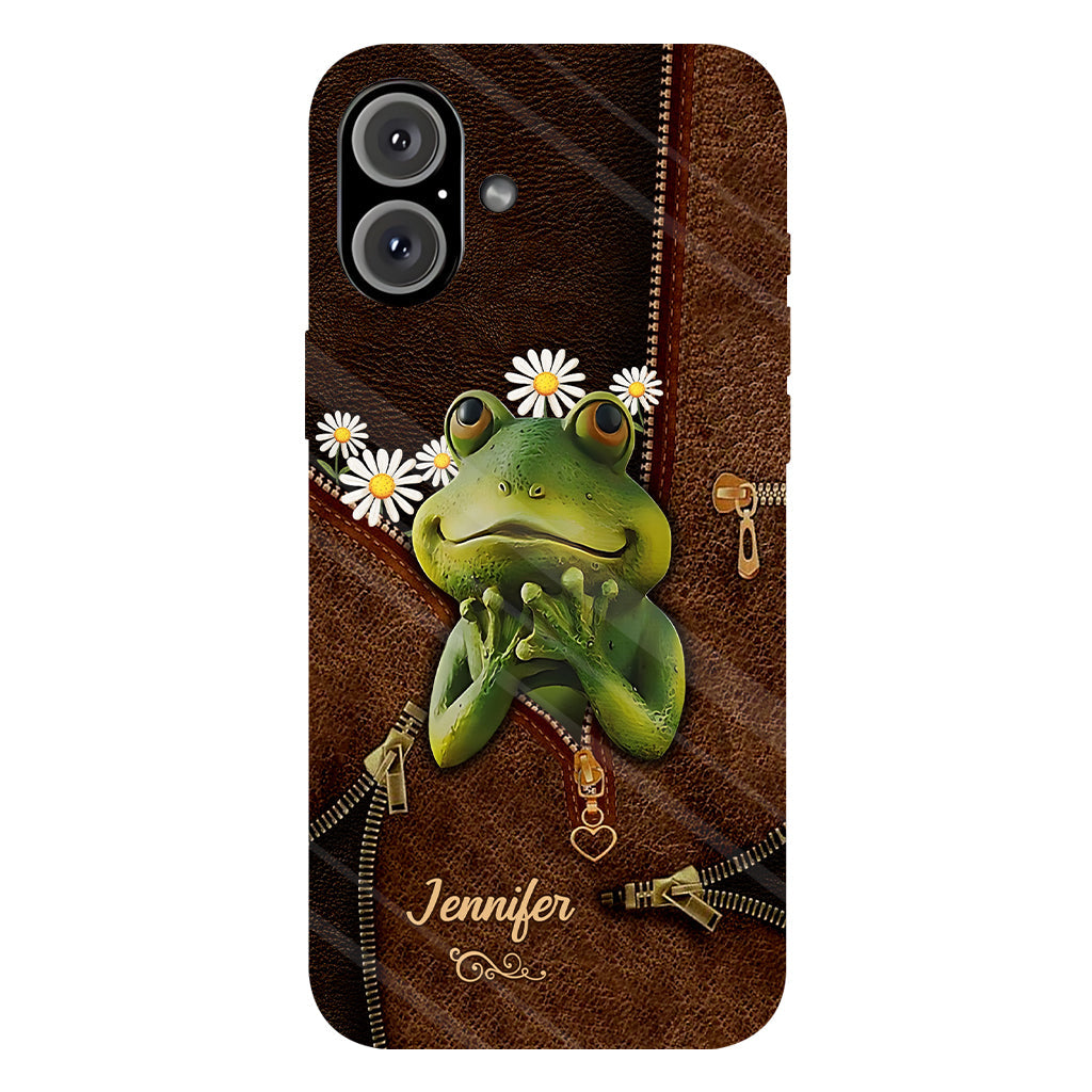 Cute Frogs - Personalized Frog Full Print Phone Case