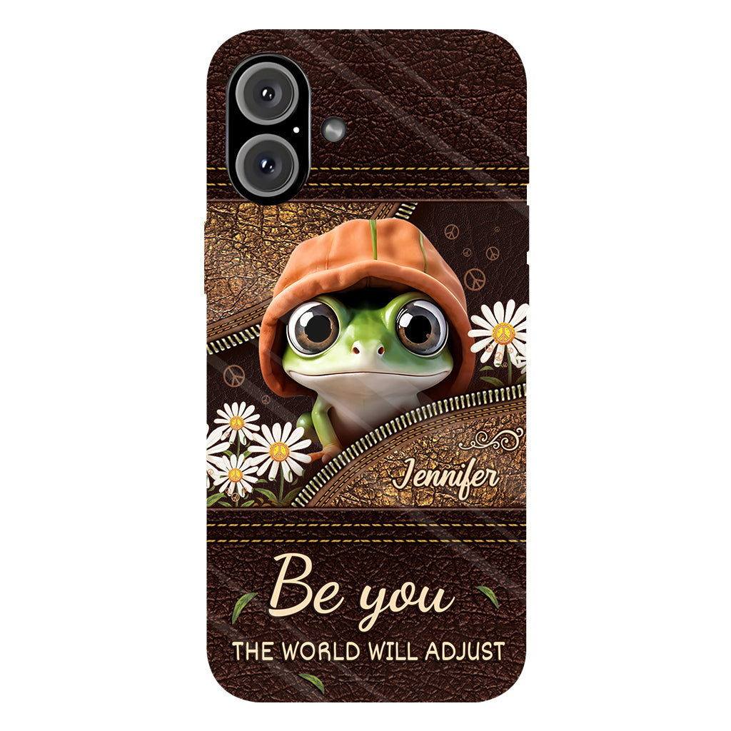 Be You The World Will Adjust - Personalized Hippie Full Print Phone Case
