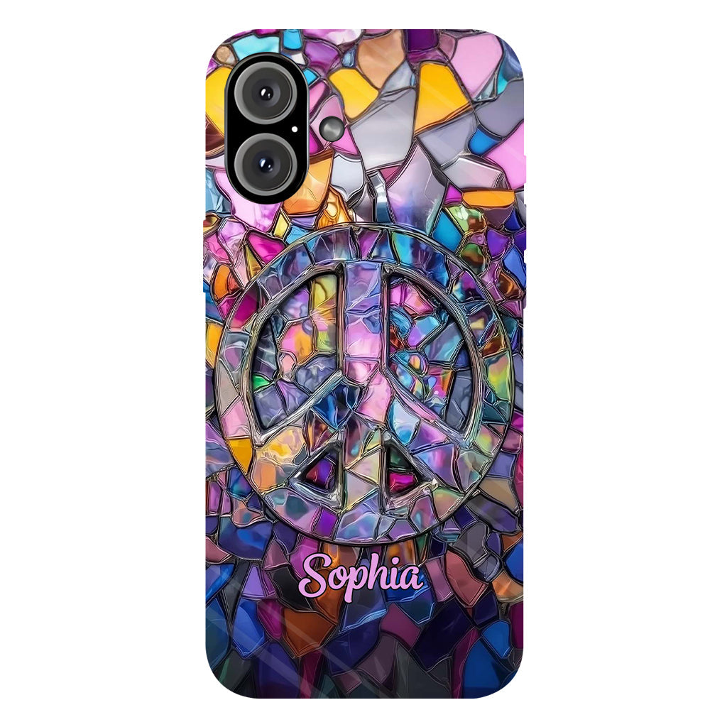 Coque de téléphone personnalisée Hippie Soul - Motif hippie intégral