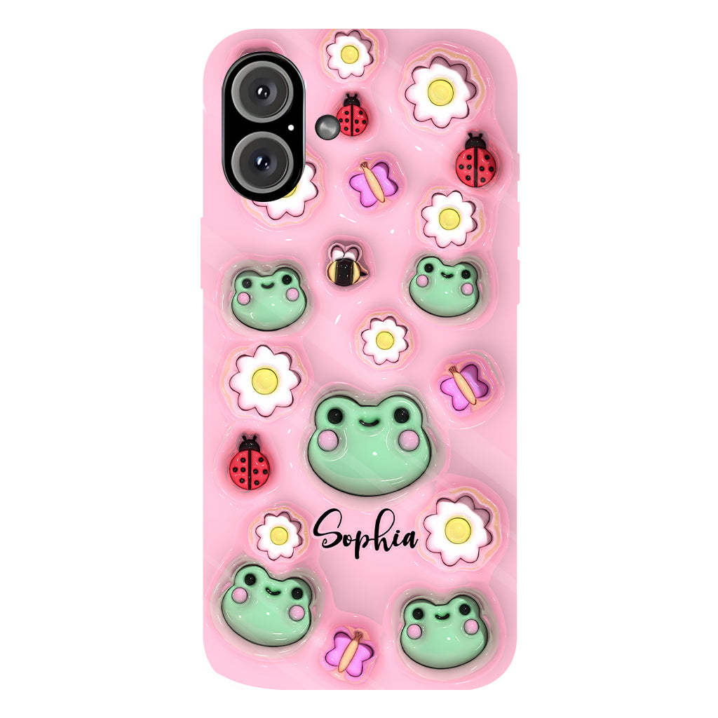 Coque de téléphone personnalisée « Grenouilles » - Motif grenouille intégral