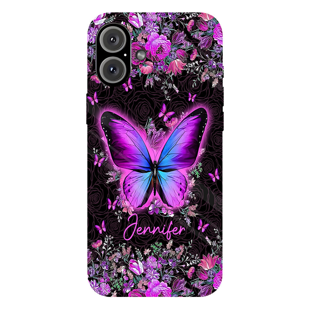 Love Butterflies - Personalized Butterfly Full Print Phone Case