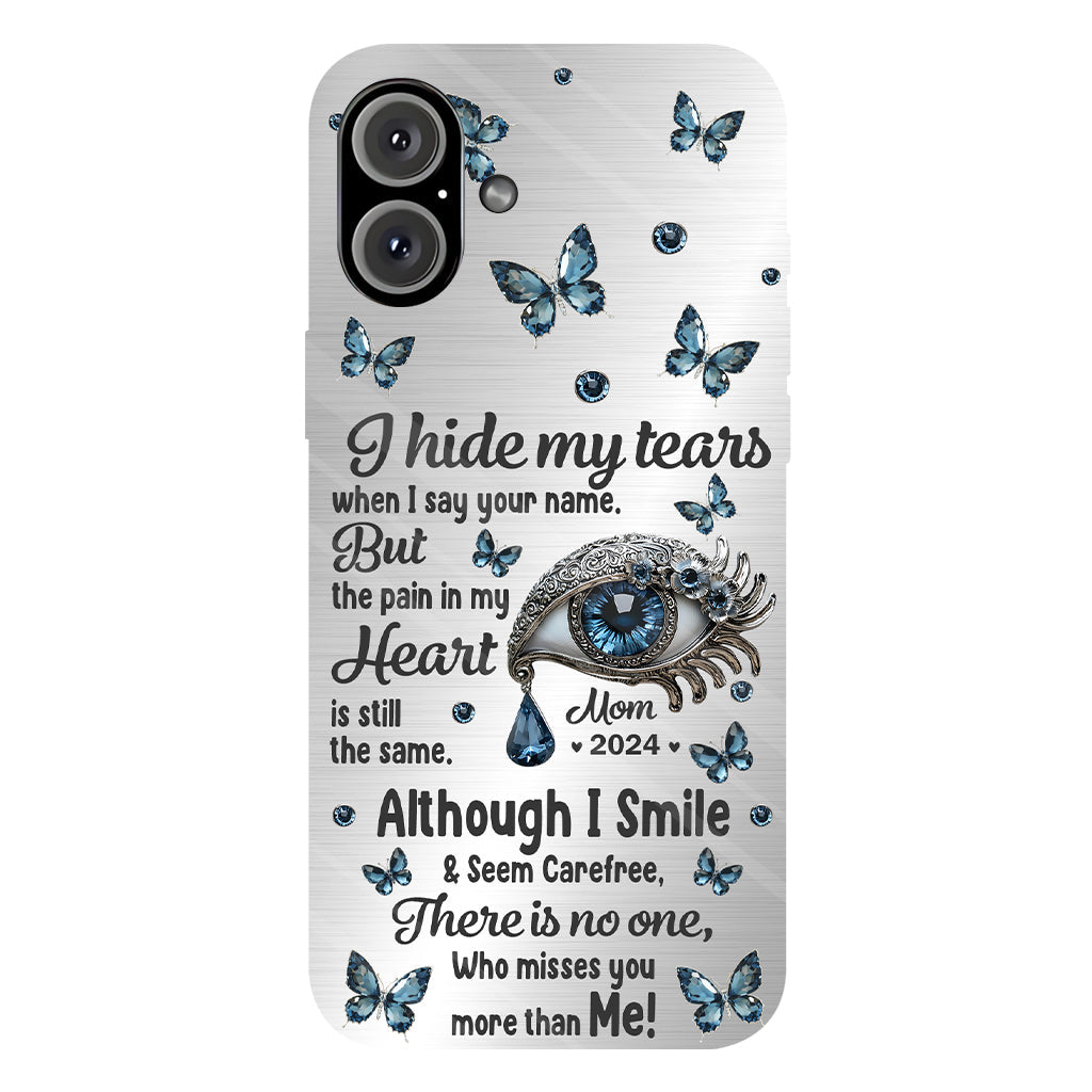 Mes larmes - Coque de téléphone personnalisée en hommage à mes larmes