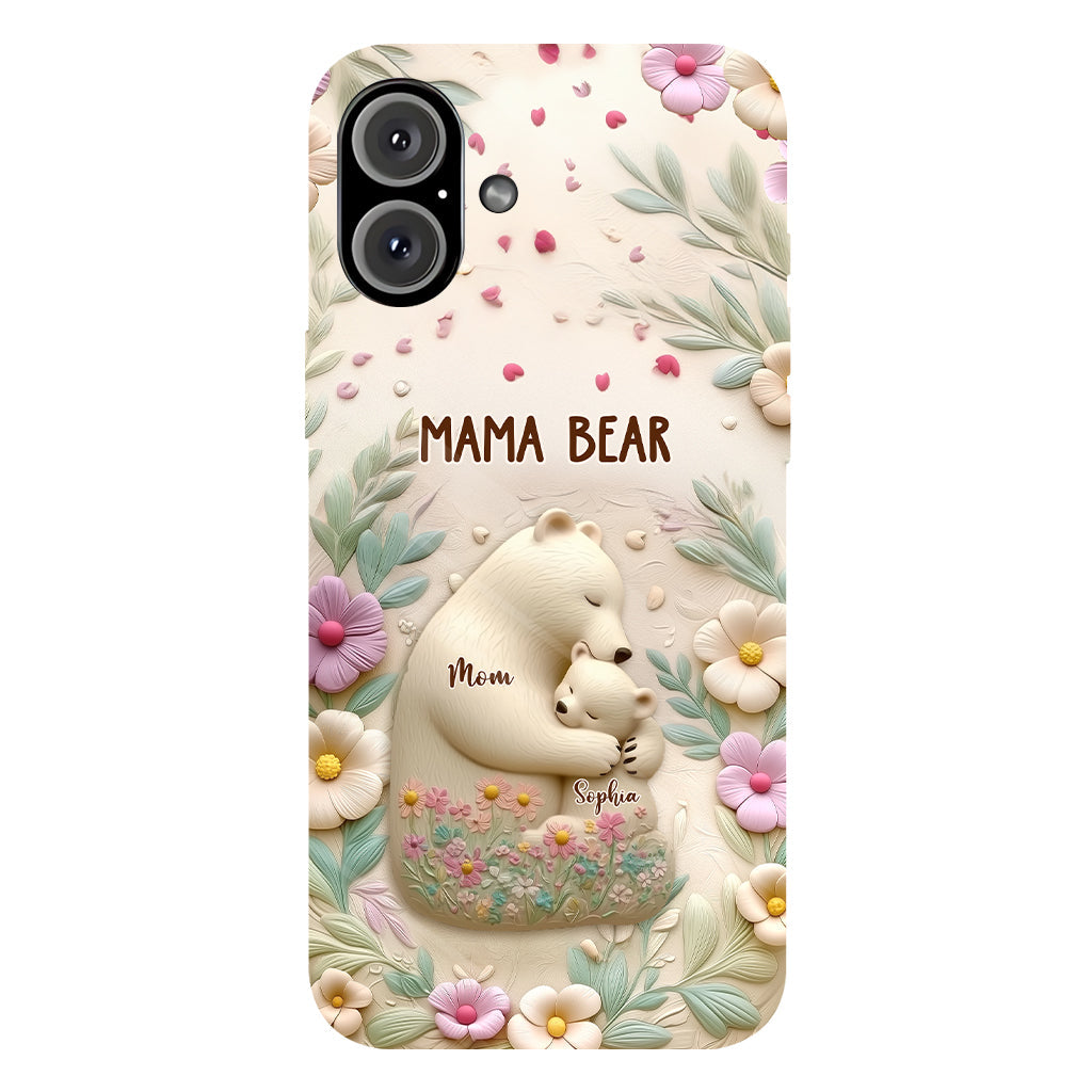 Mama Bear - Personalized Mother Full Print Phone Case