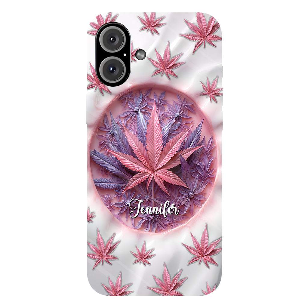 High Life - Personalized Weed Full Print Phone Case