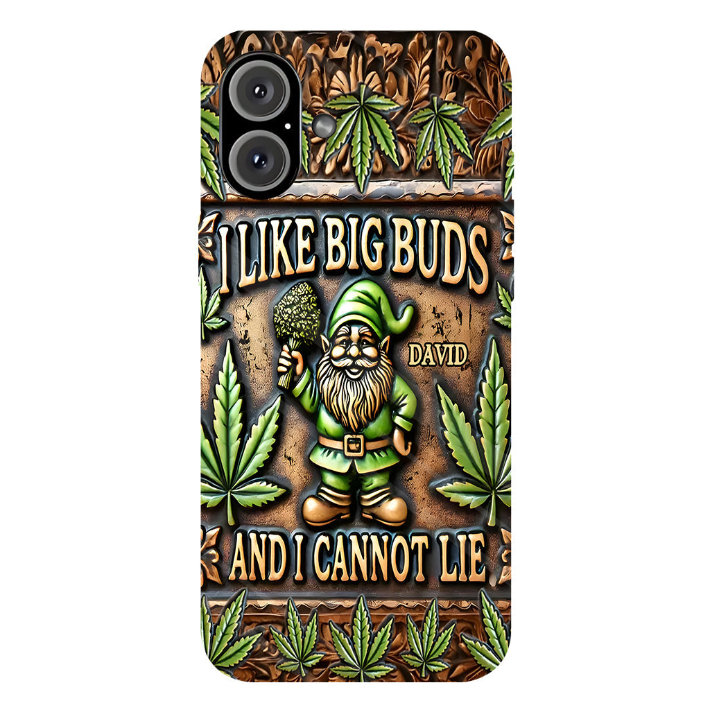 J'aime les grosses têtes - Coque de téléphone personnalisée avec impression intégrale sur le thème du cannabis