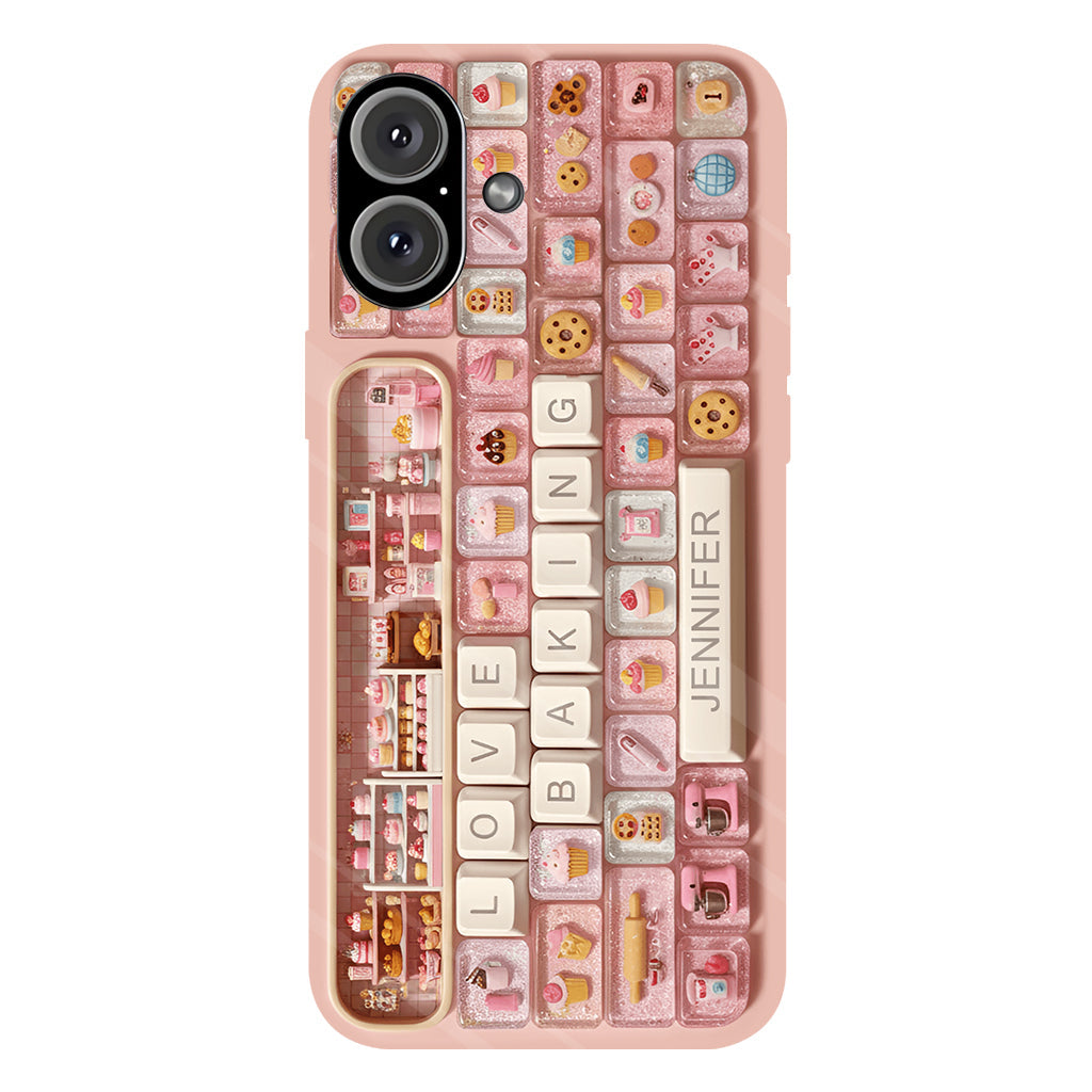 Coque de téléphone personnalisée « Passion Pâtisserie » avec motif intégral