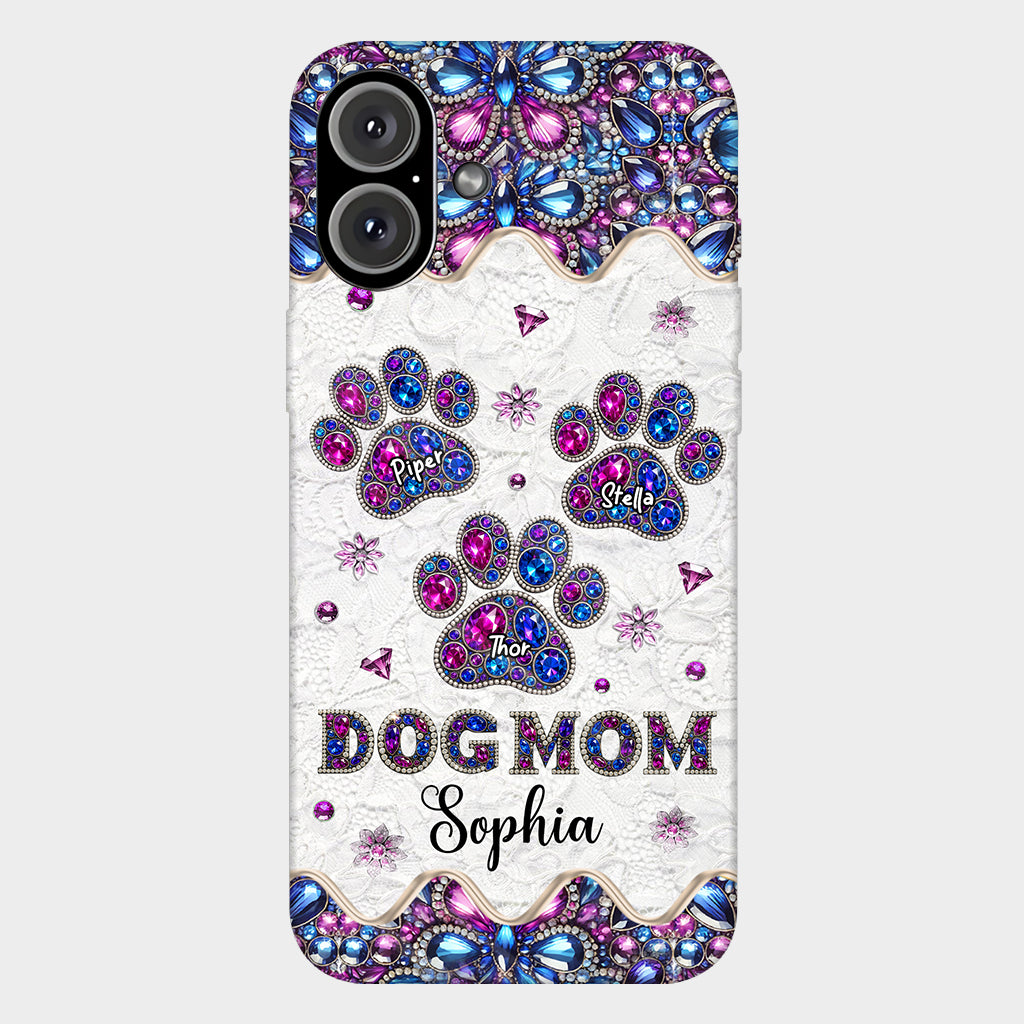 Maman de chien - Coque de téléphone personnalisée avec motif chien intégral